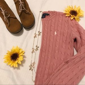 Pink Ralph Lauren Sweater